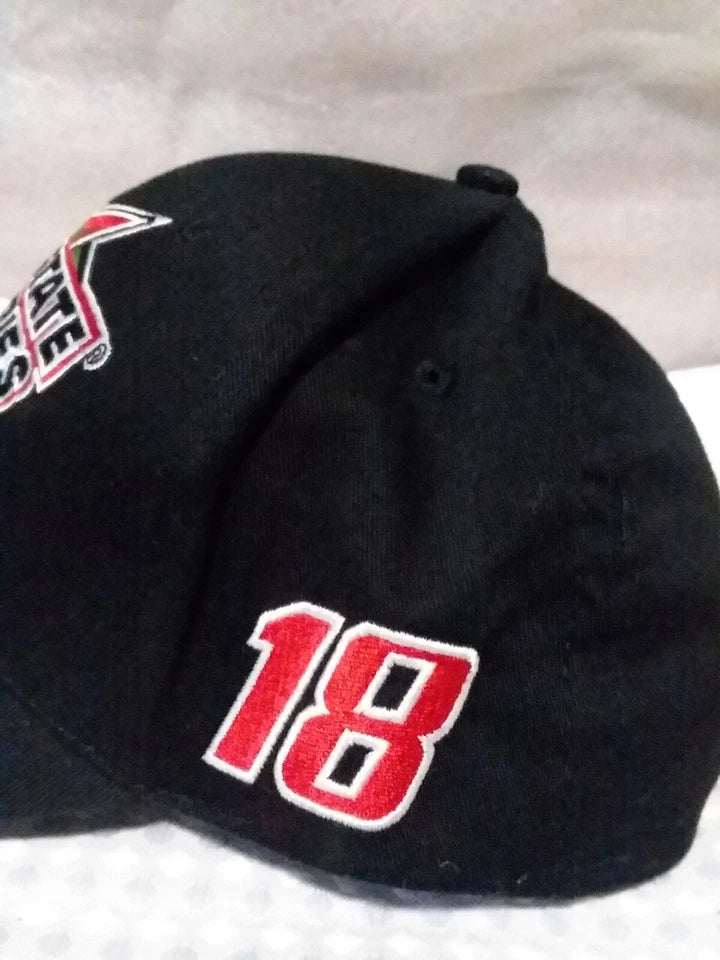 #18 Race Car Hat Interstate Batteries Racing Sponsor.