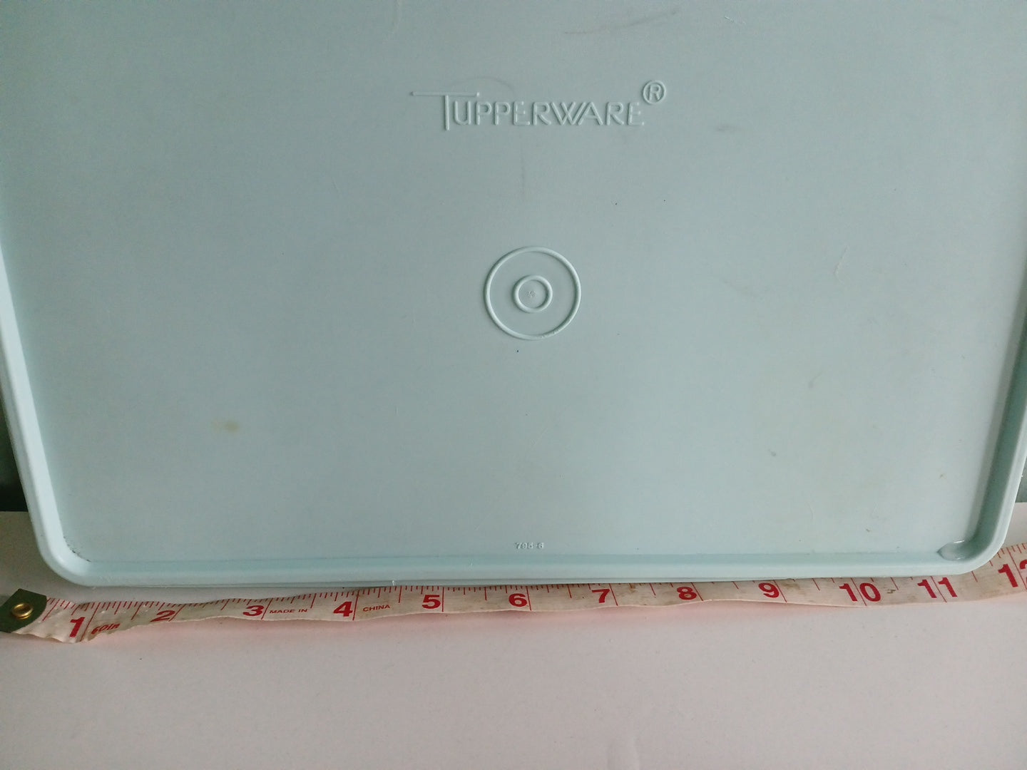 Vintage Tupperware Organizer rectangle container 11"X 2" 795-6