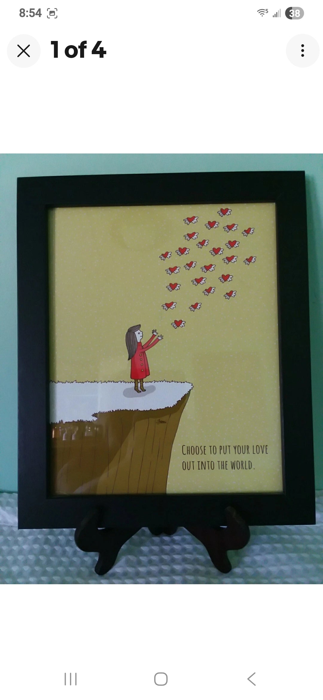 Hearts Framed Art by Tami Boyce