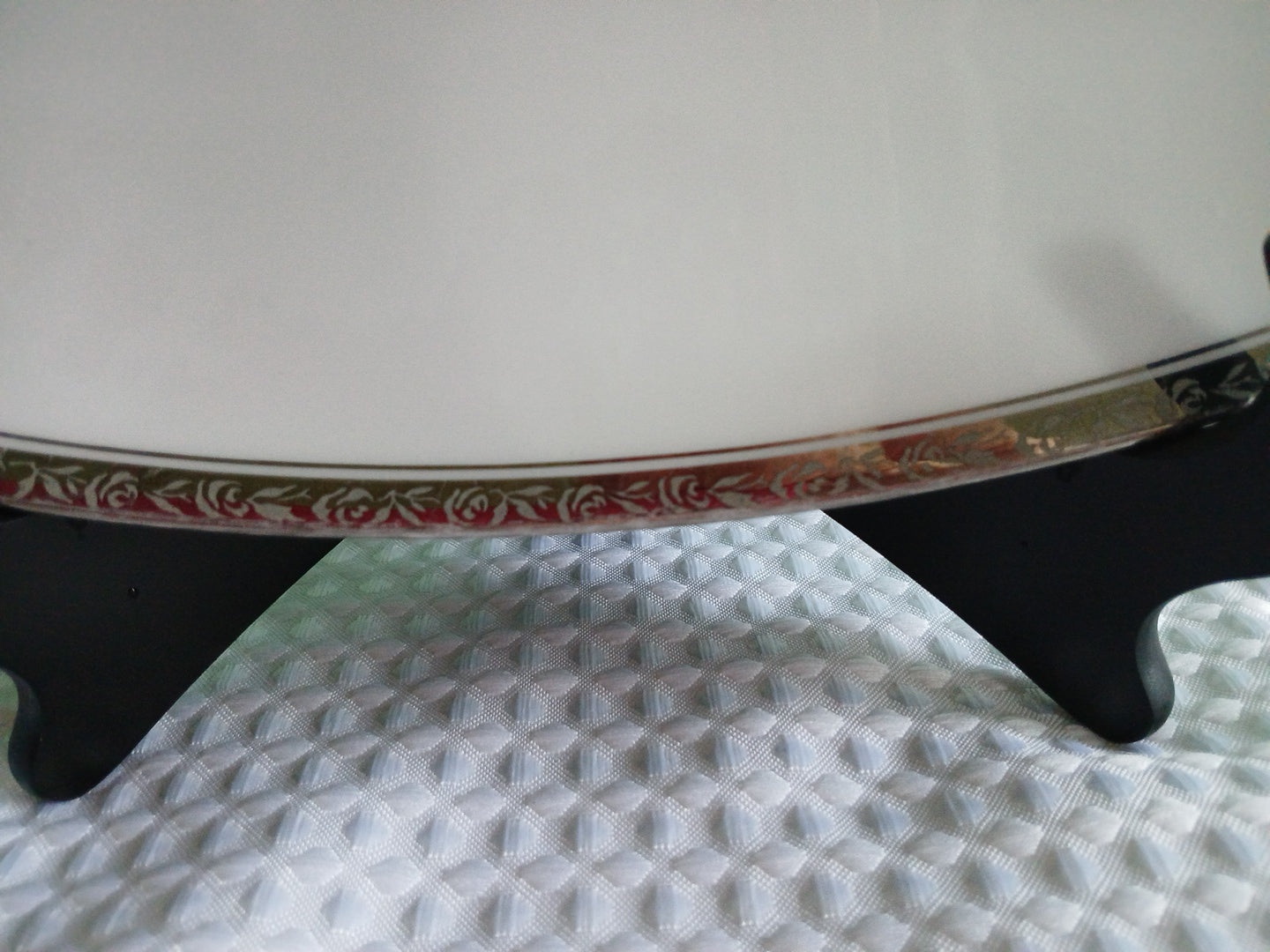 16" Serving Platter Noritake SILVESTER 6340 Japanese Fine China. Floral trimmed