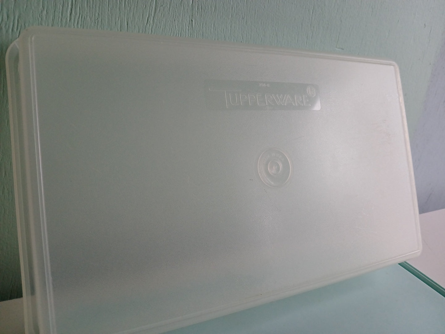 Vintage Tupperware Organizer rectangle container 11"X 2" 795-6