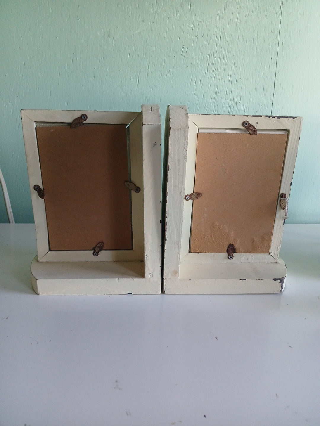 Distressed Farmhouse Shabby Chic White Picture Frames - Distressed -4x6