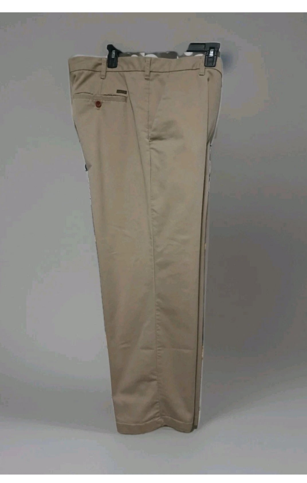 Beige pants on a white background