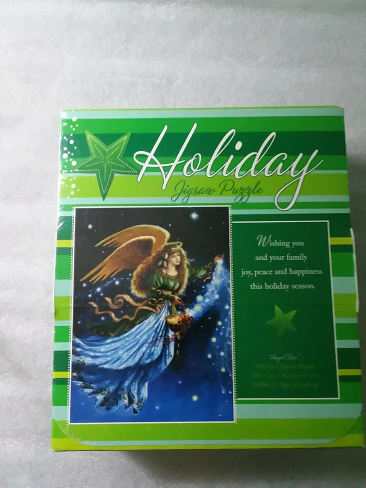 Ceaco Christmas Angel Holds North Star Puzzle 550 Pieces