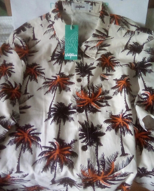 XL Men Hawaiian All Over Print Shirt