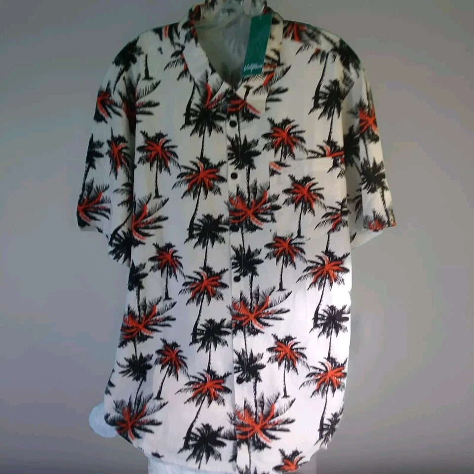 XL Men Hawaiian All Over Print Shirt