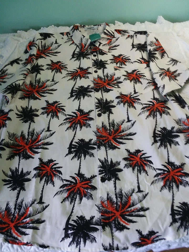 XL Men Hawaiian All Over Print Shirt