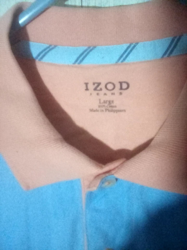 IZOD Men's Multicolored Cotton Polo