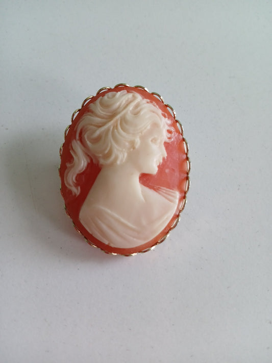 Victorian Cameo Brooch Pin - Vintage Style Jewelry