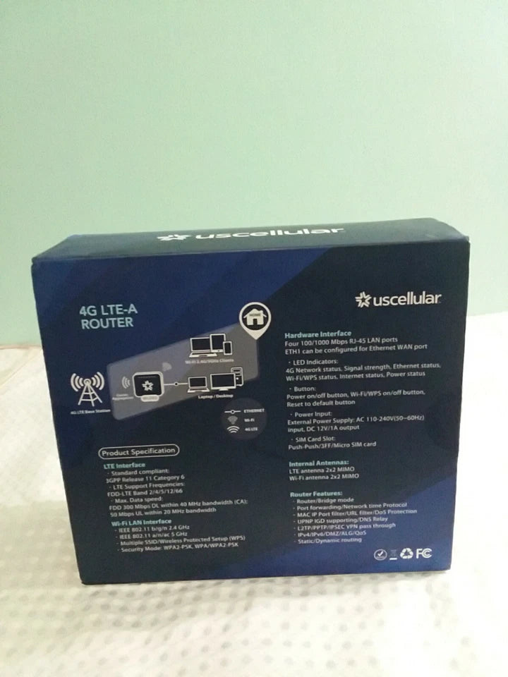 4G LTE-A Router Without Power Plug - US Cellular